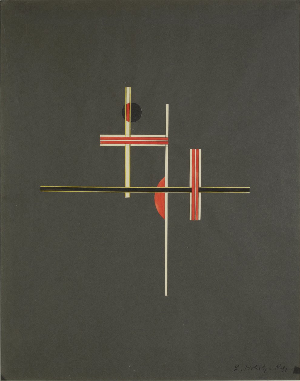 Rød og sort balance, 1922 af Laszlo Moholy Nagy