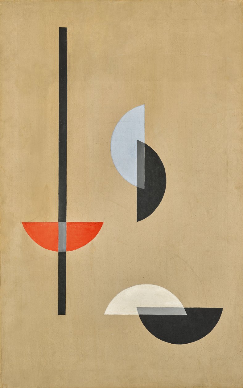 Segmenter, 1921. af Laszlo Moholy Nagy