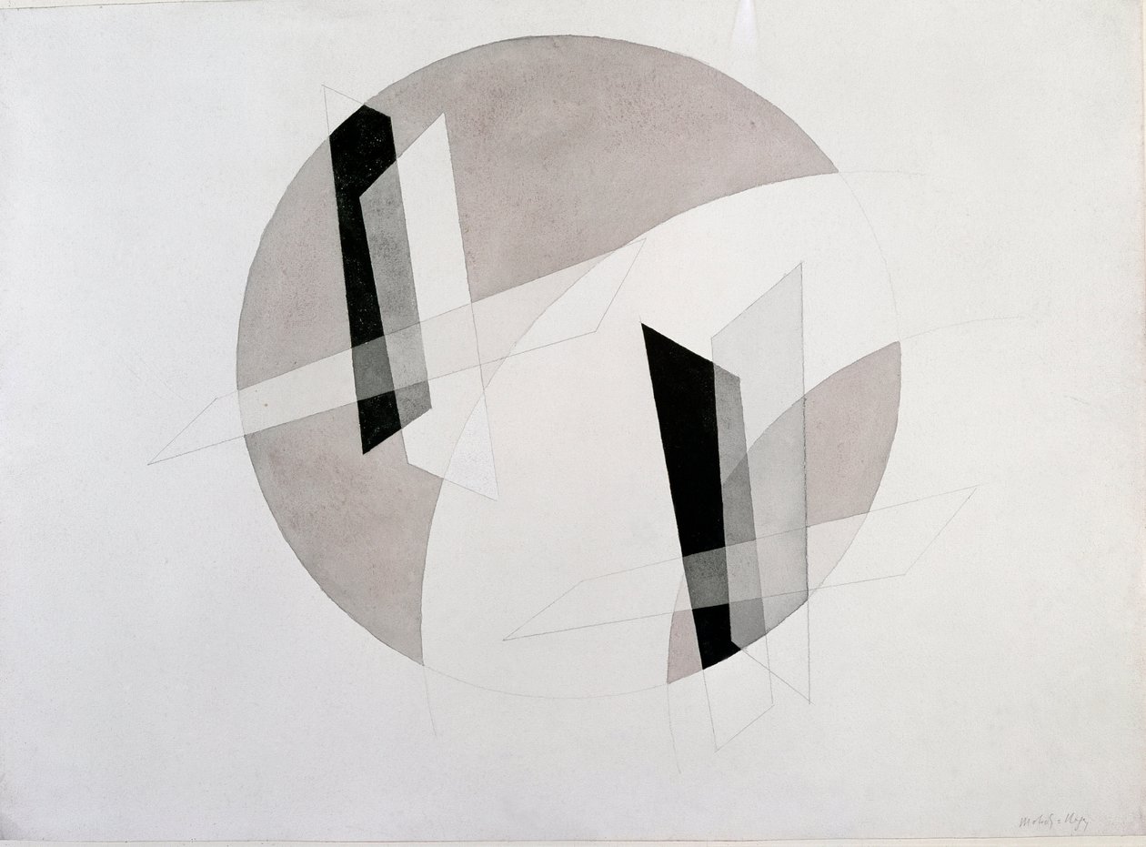 Uden titel Mixed Media af Laszlo Moholy-Nagy af Laszlo Moholy Nagy