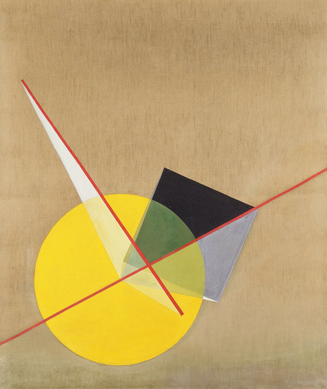 Gul cirkel af Laszlo Moholy Nagy