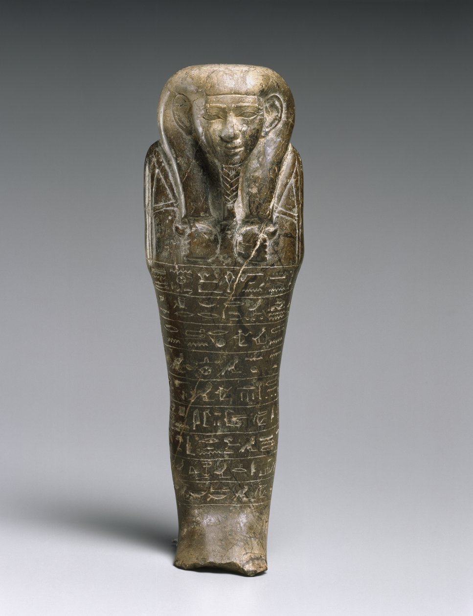 Shawabti af greven af Theben, Montuemhat, fra Asasif, Egypten (steatit) af Late Period Egyptian