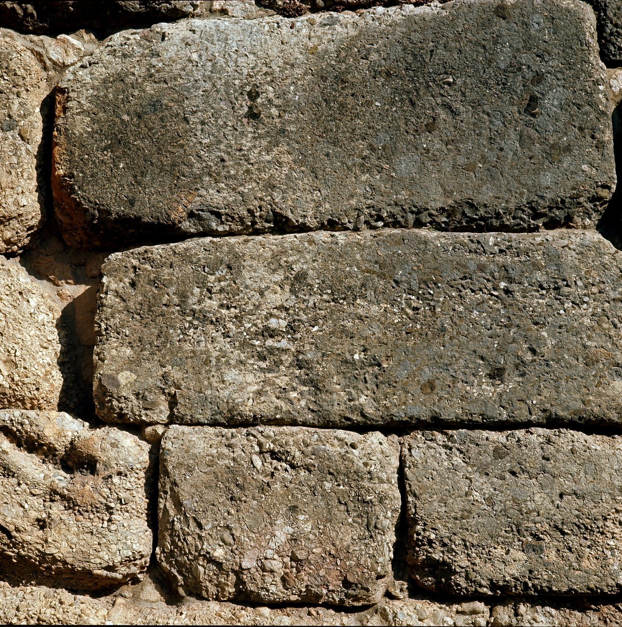 Mure nær Lions Gate: stedet for den antikke by Mykenes på Peloponnes (1500-1100 f.Kr.) Grækenland af Late Helladic Period Mycenaean