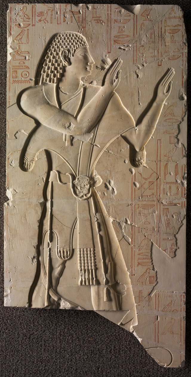 Mentuemhat i kirkelig dragt, ca. 667-647 f.Kr af Late Period Egyptian