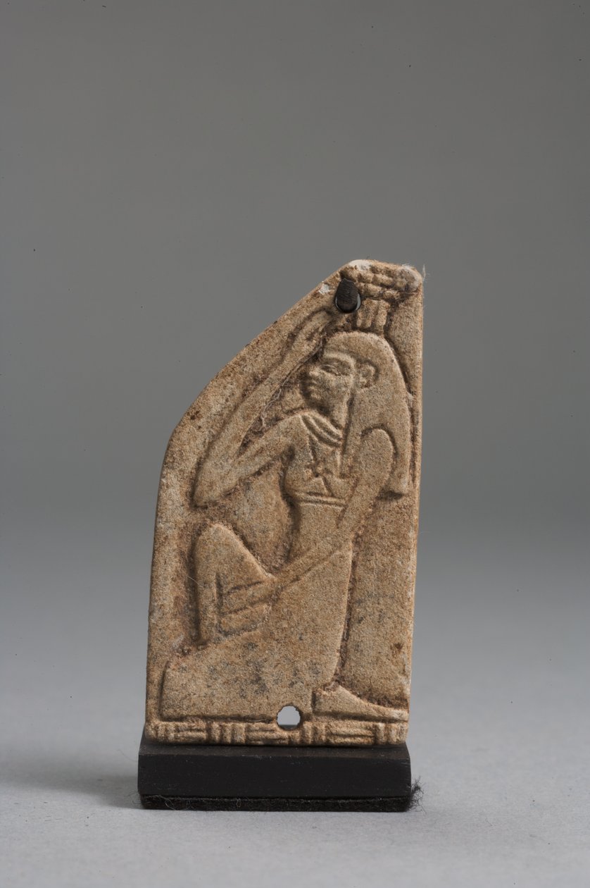 Plaque of Nephthys (fajance) (se også 325655, 325657 og 325658) af Late Period Egyptian