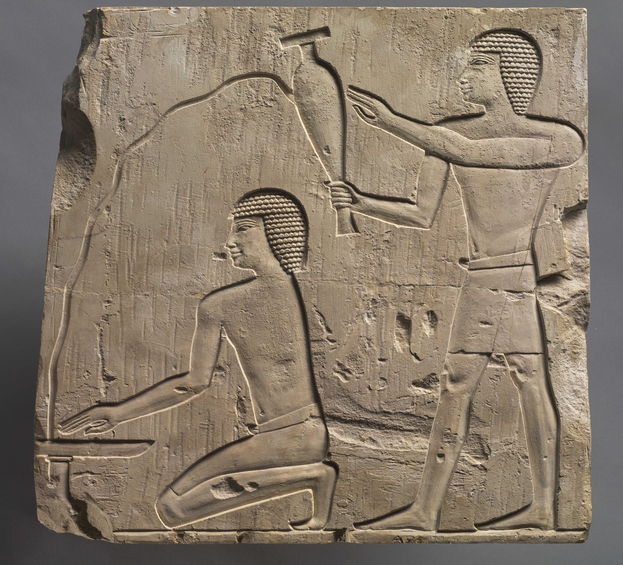 Præster der udfører begravelsesritualer, ca. 667-647 f.Kr af Late Period Egyptian