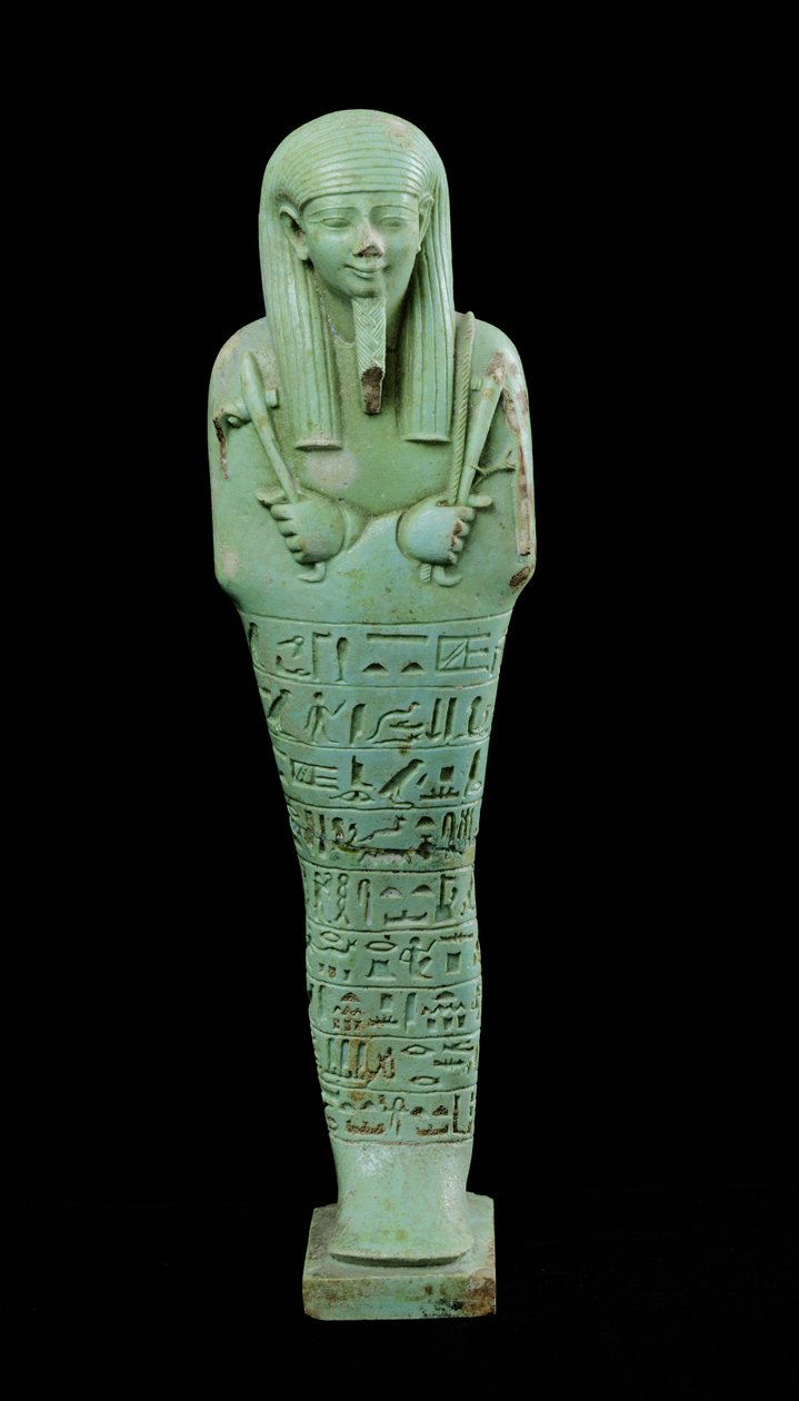 Shabti figur (fajance) af Late Period Egyptian