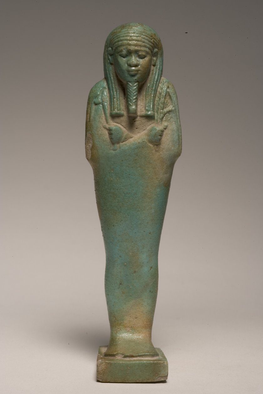 Shabti-figur for Padineith (fajance) (se også 247997) af Late Period Egyptian