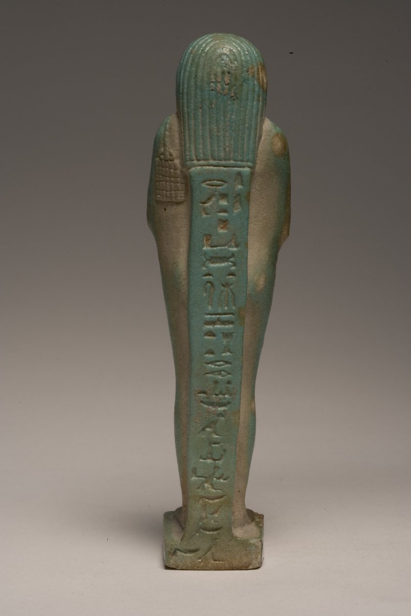 Shabti-figur for Padineith (fajance) (se også 247998) af Late Period Egyptian