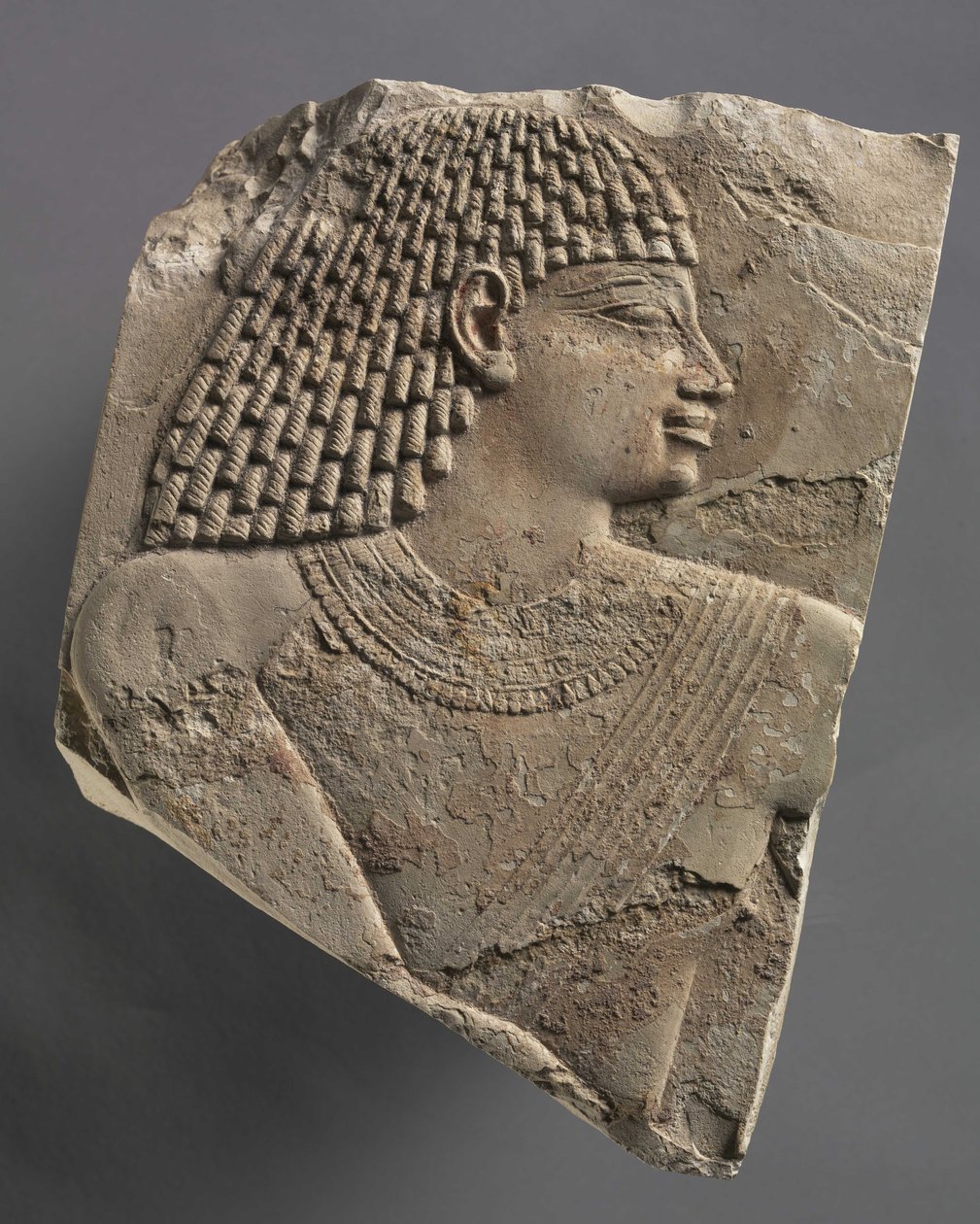 Lille hoved af en mand, ca. 667-647 f.Kr af Late Period Egyptian
