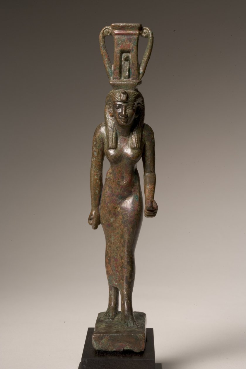 Statuette af gudinden Nebet-hetepet (bronze) af Late Period Egyptian