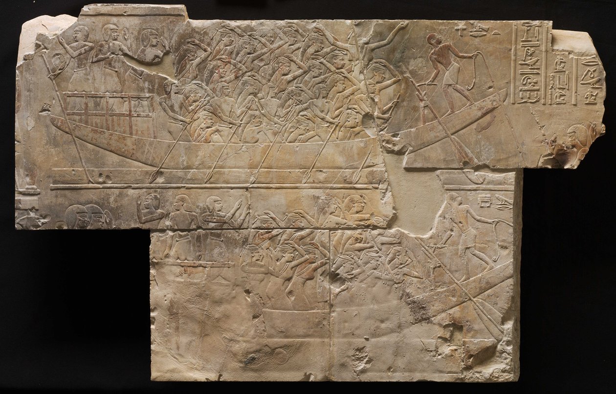 To både med kvindelige sørgende, ca. 667-647 f.Kr af Late Period Egyptian