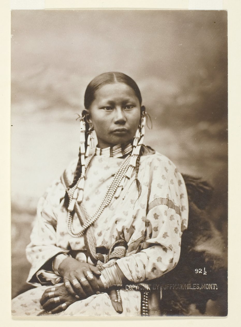 Spotted Fawn, Cheyenne-brud, 1879. af Laton Alton Huffman
