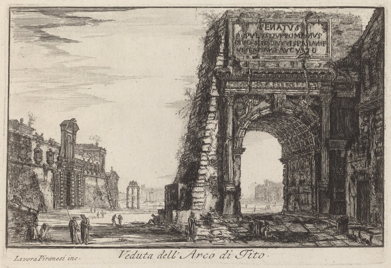 Titusbuen af Laura Piranesi after Giovanni Battista Piranesi