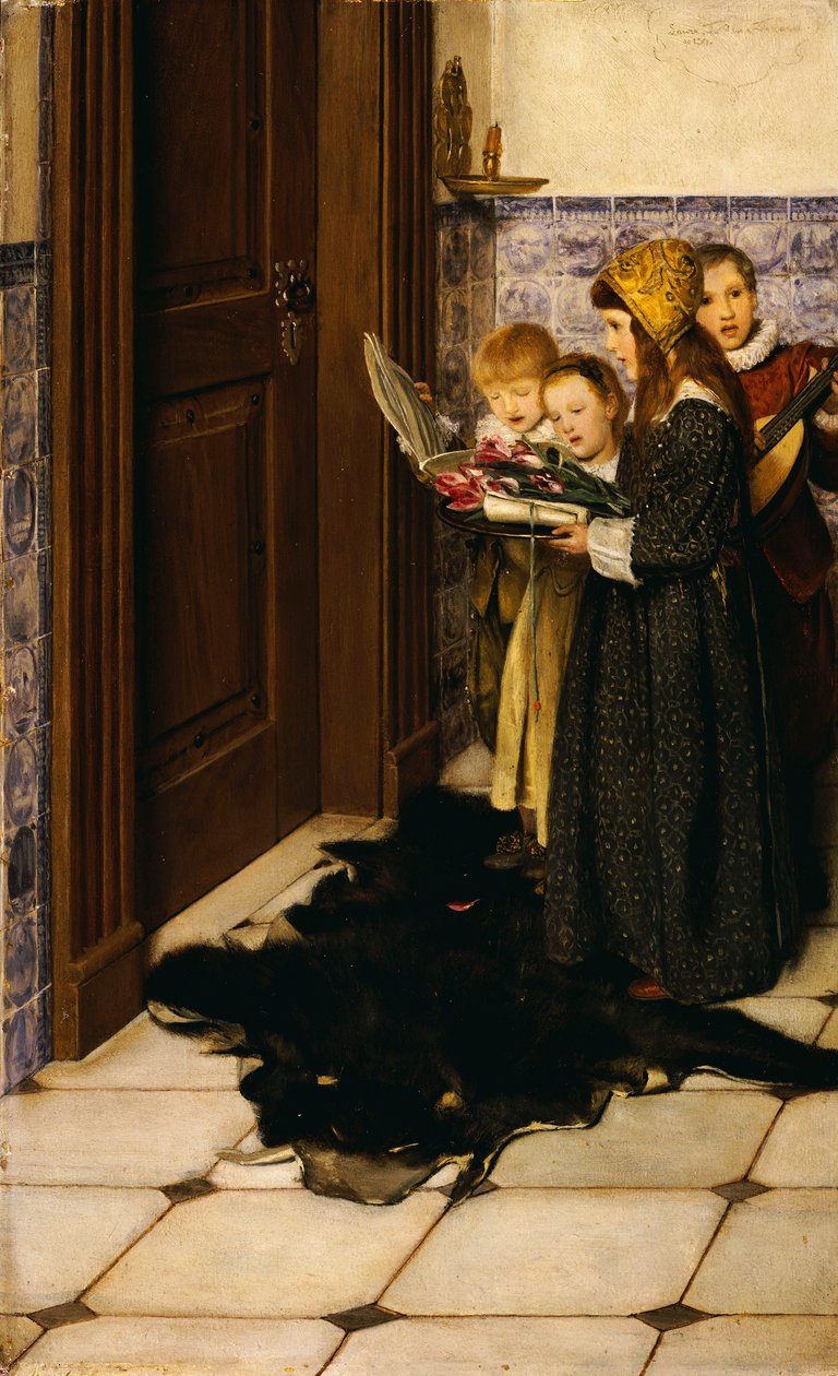 En Carol af Laura Theresa Alma Tadema