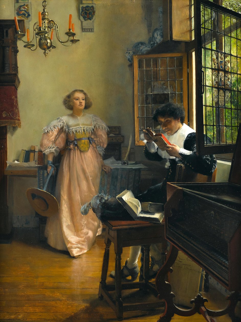 Den vedholdende læser af Laura Theresa Alma Tadema