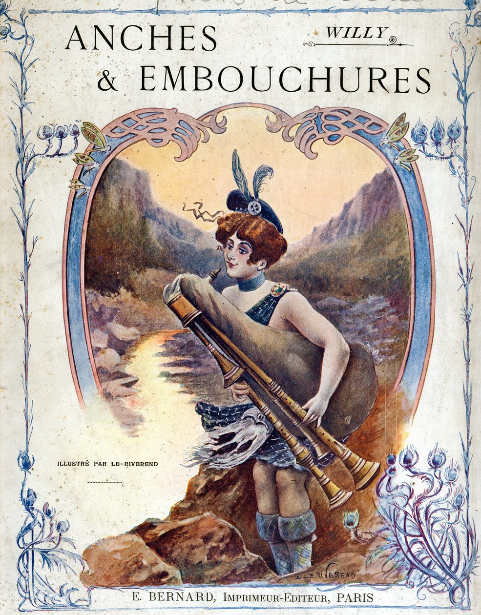 Bogomslag "Anches et embouchures" af Willy af Laurence Louise Le Riverend