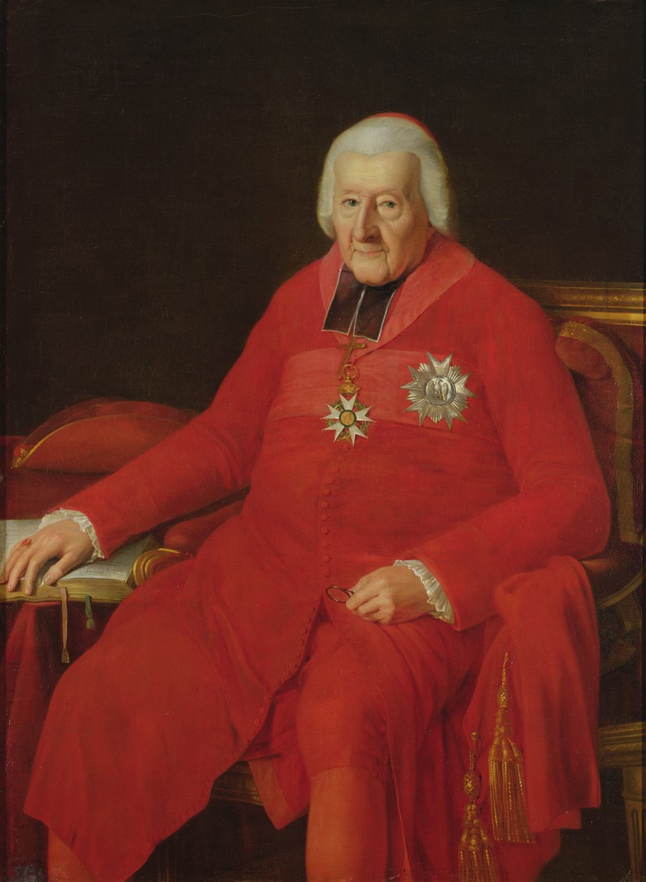 Kardinal Jean-Baptiste de Belloy-Morangle (1709-1808) af Laurent Dabos