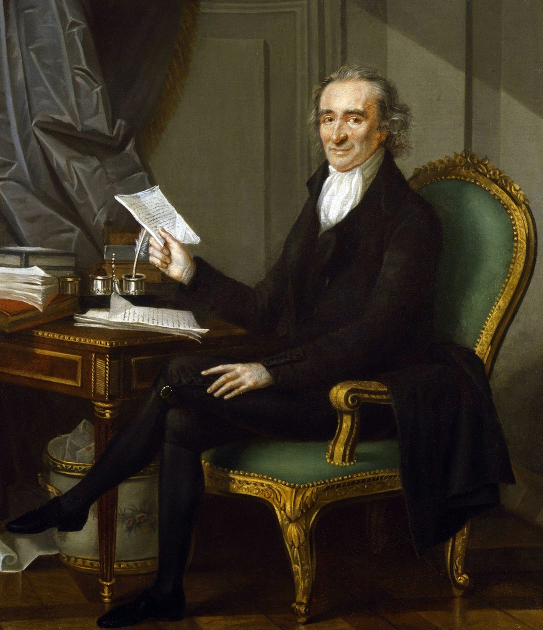 Portræt af Thomas Paine af Laurent Dabos