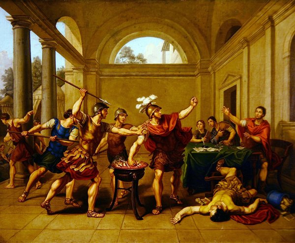 Mucius Scaevola, før 1802 af Laurent Pecheux