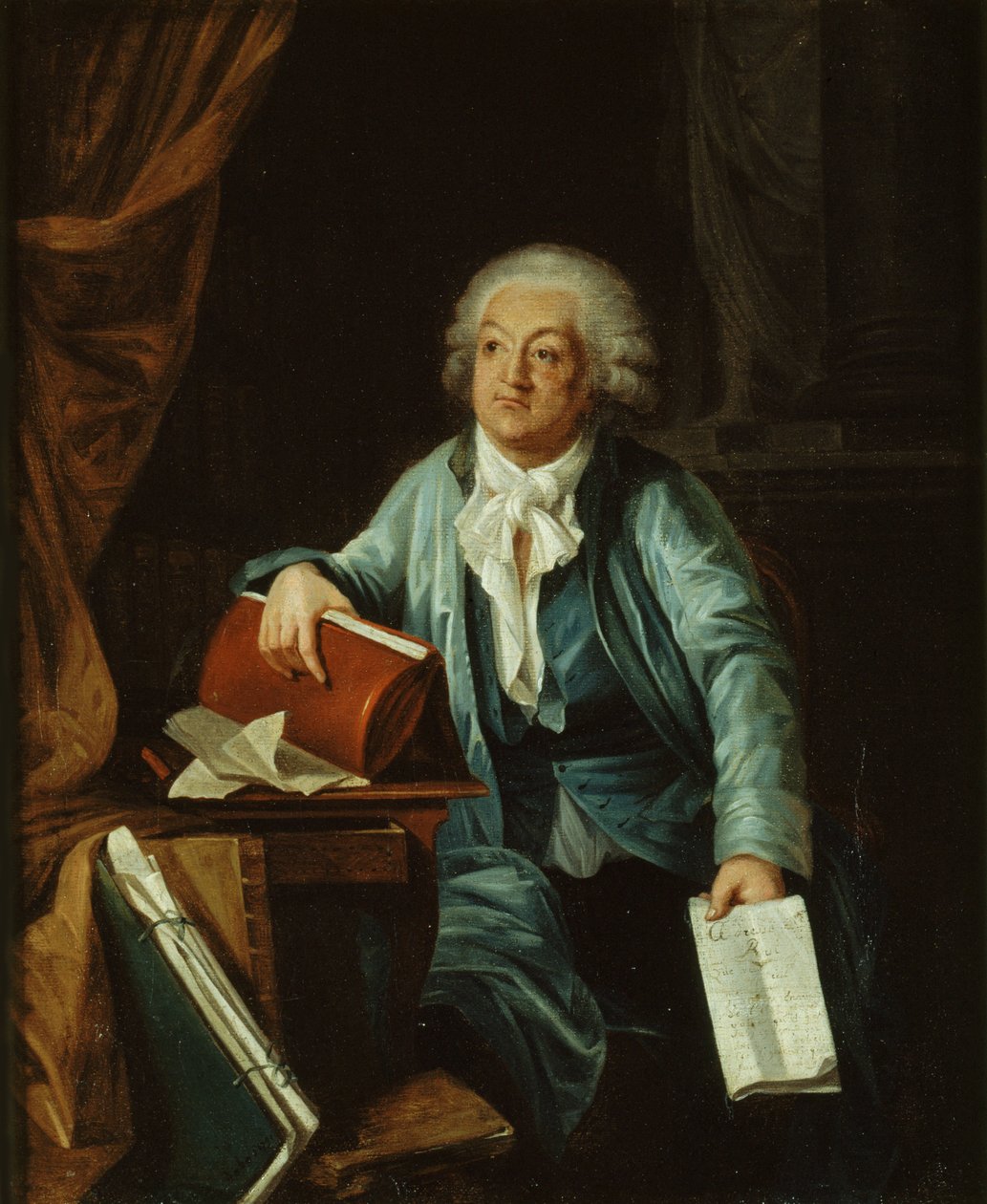 Portræt af Honoré Gabriel Riqueti, greve af Mirabeau 1749-1791, 1791. af Laurent Dabos