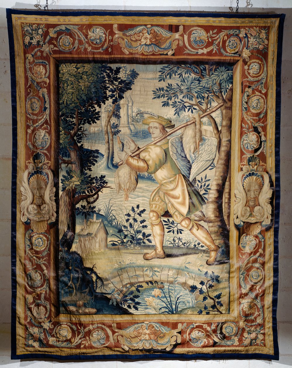 Vildtholder, gobelin fra serien Hunts of Francis I af Laurent Guyot