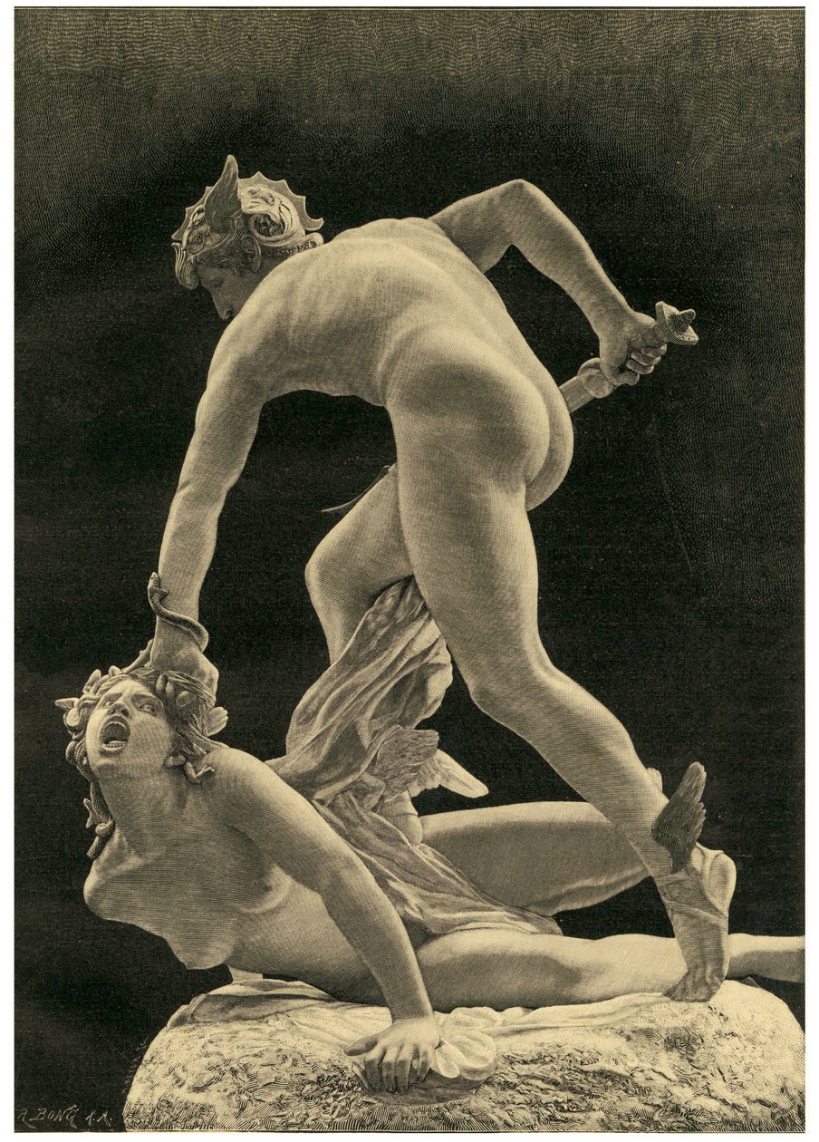 Perseus og Gorgonen, 1872 af Laurent Honore Marqueste