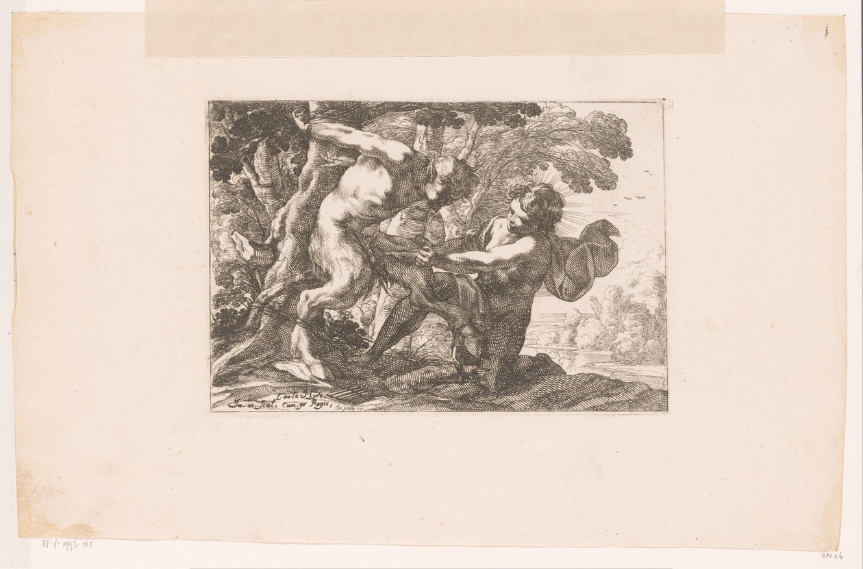 Marsyas fødte Apollo af Laurent de La Hire