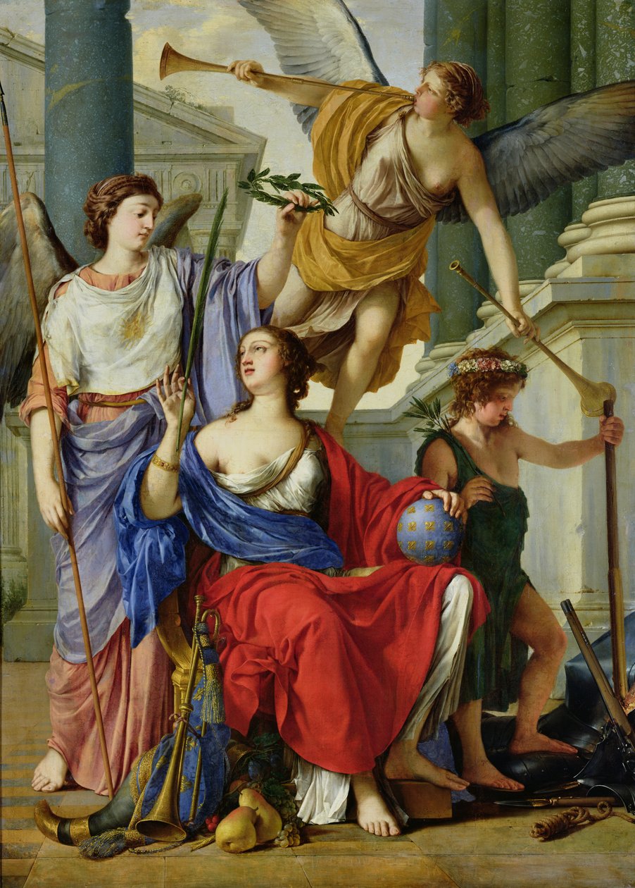 Allegori af regentskabet af Anne af Østrig (1601-66) 1648 af Laurent de la Hyre