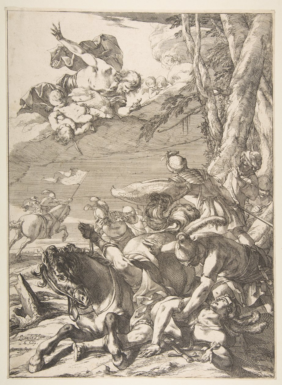 Omdannelse af St. Paul, ca. 1637. af Laurent de la Hyre