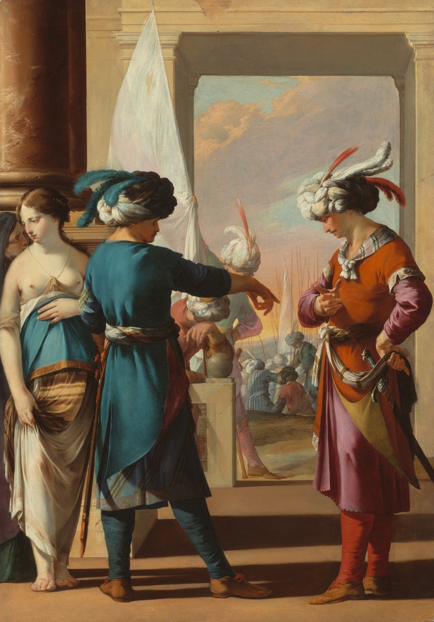 Panthea, Cyrus og Araspas af Laurent de la Hyre