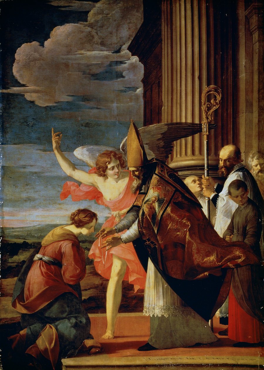 Saint Germanus af Auxerre og Saint Genevieve af Paris, 1630. af Laurent de la Hyre