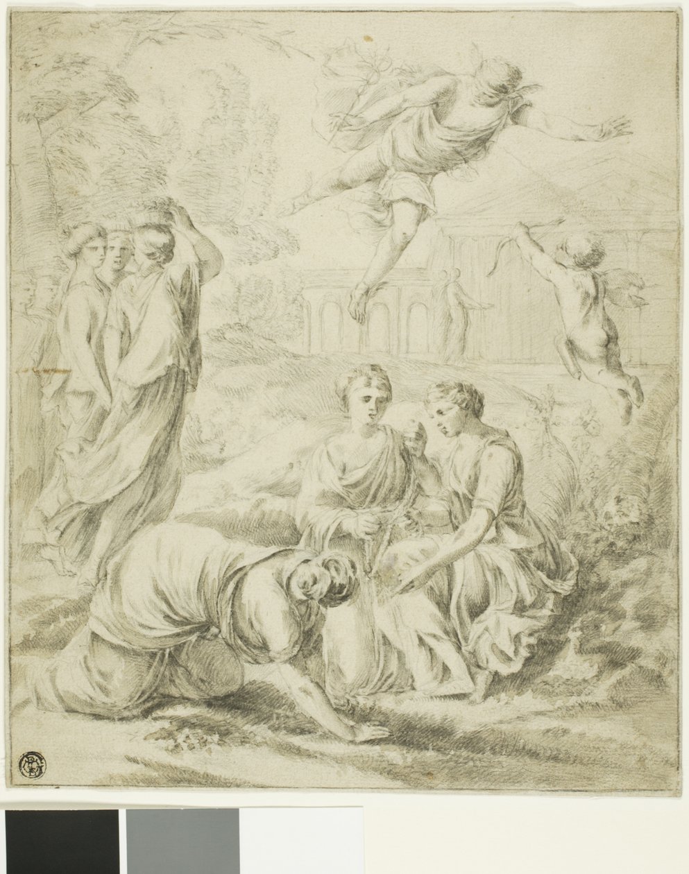 Studie for Merkur og Herse af Laurent de la Hyre