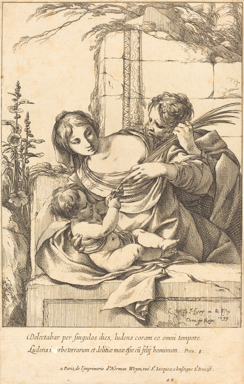 Den hellige familie af Laurent de la Hyre