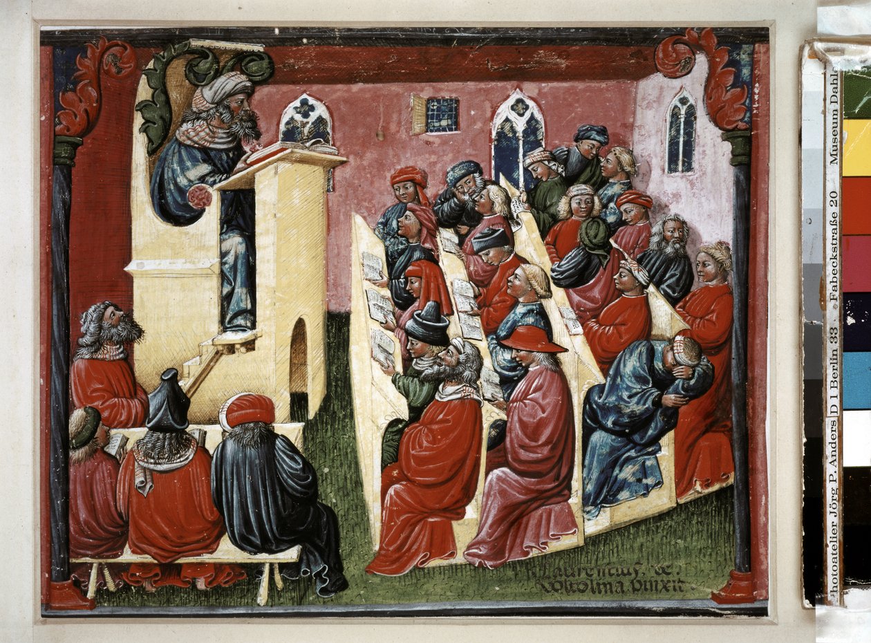Universitetet i Bologna af Laurentius de Voltolina