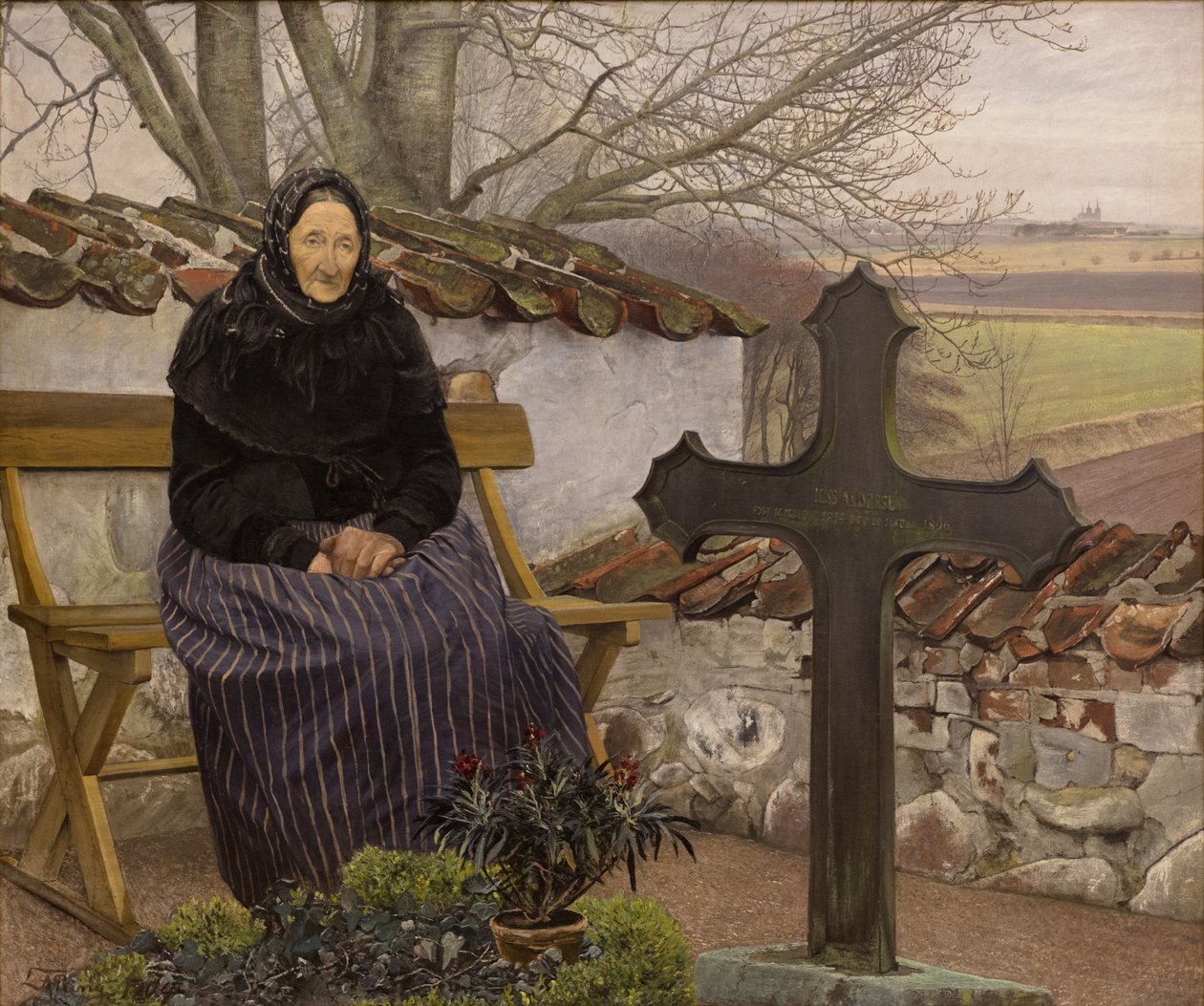 På kirkegården i Fløng af Laurits Andersen Ring