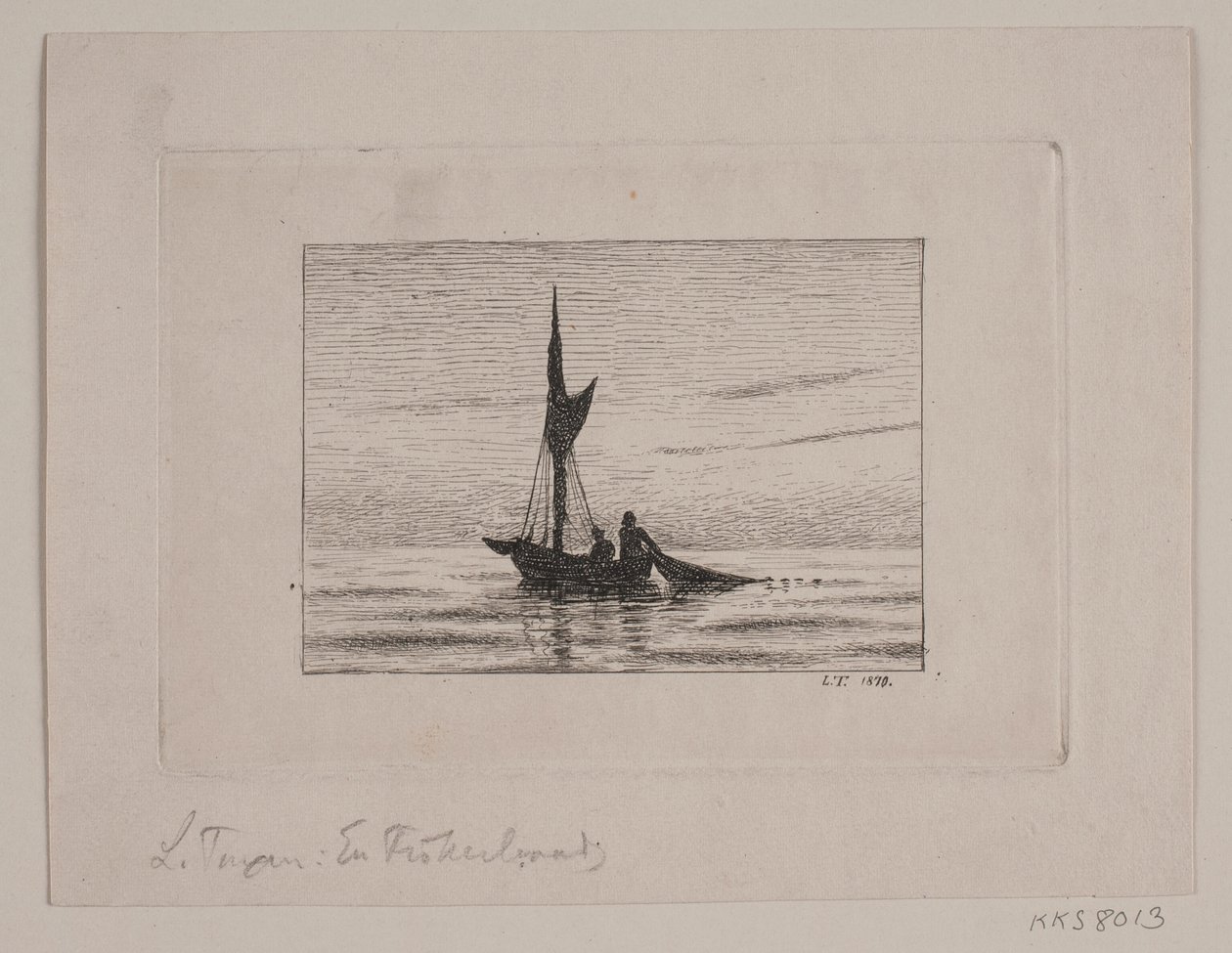 En fiskerbåd af Laurits Regner Tuxen