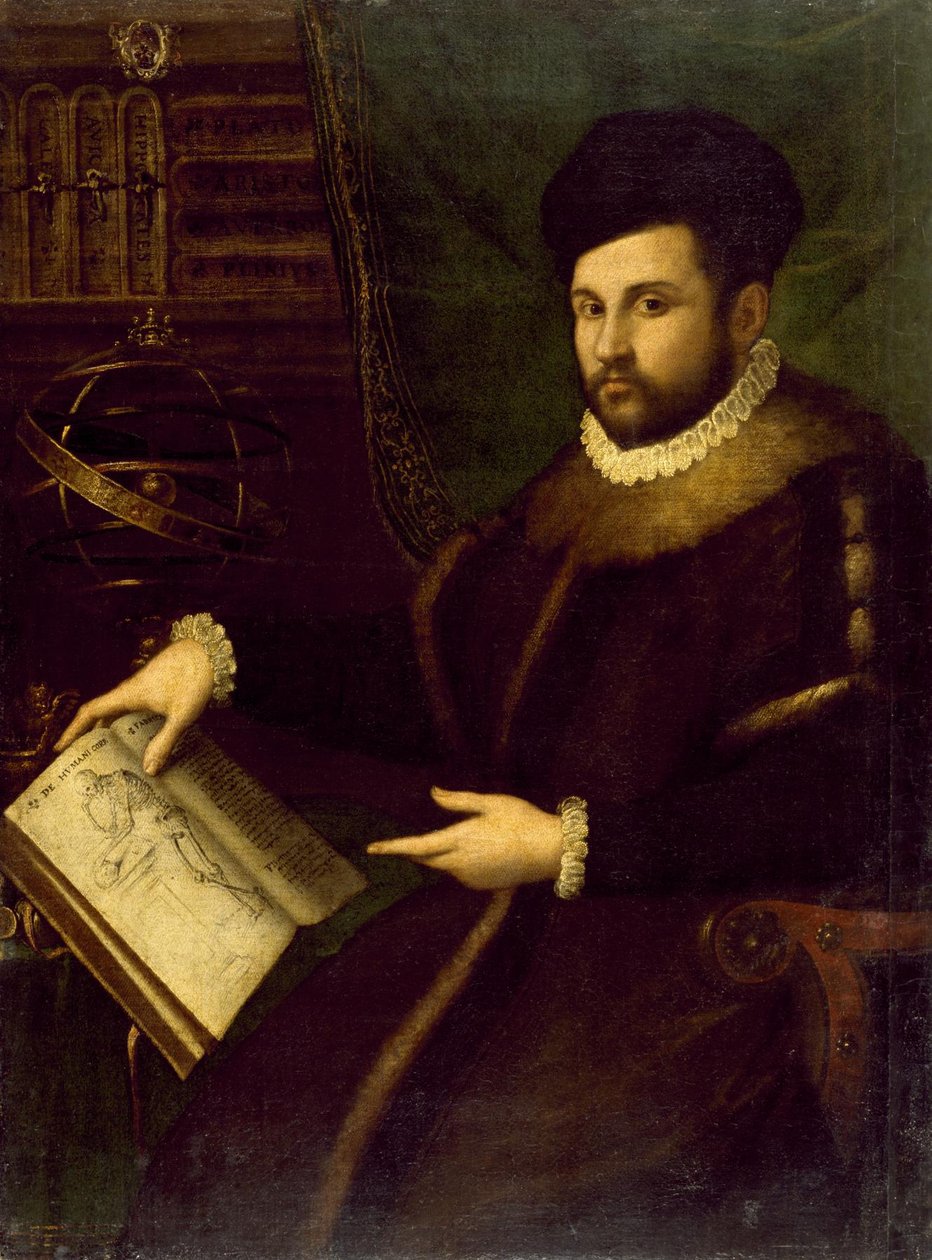 Italiensk læge og læge Girolamo Mercuriali af Lavinia Fontana