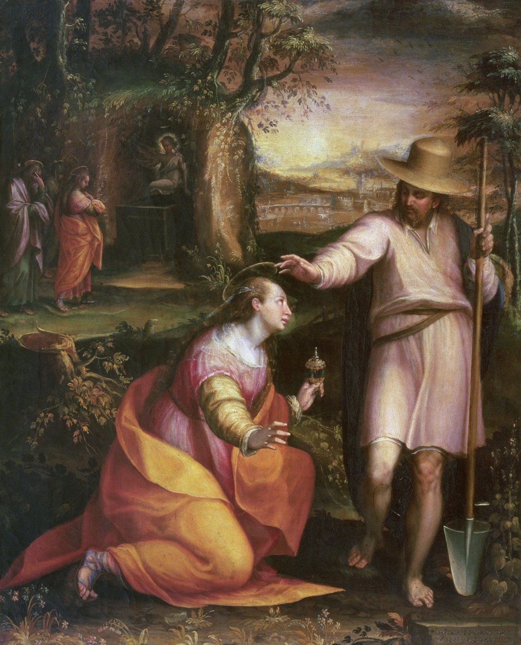 Noli me Tangere, 1581 af Lavinia Fontana