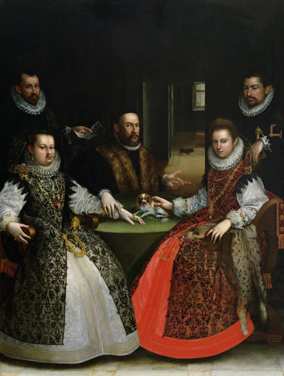 Familien Gozzadini af Lavinia Fontana