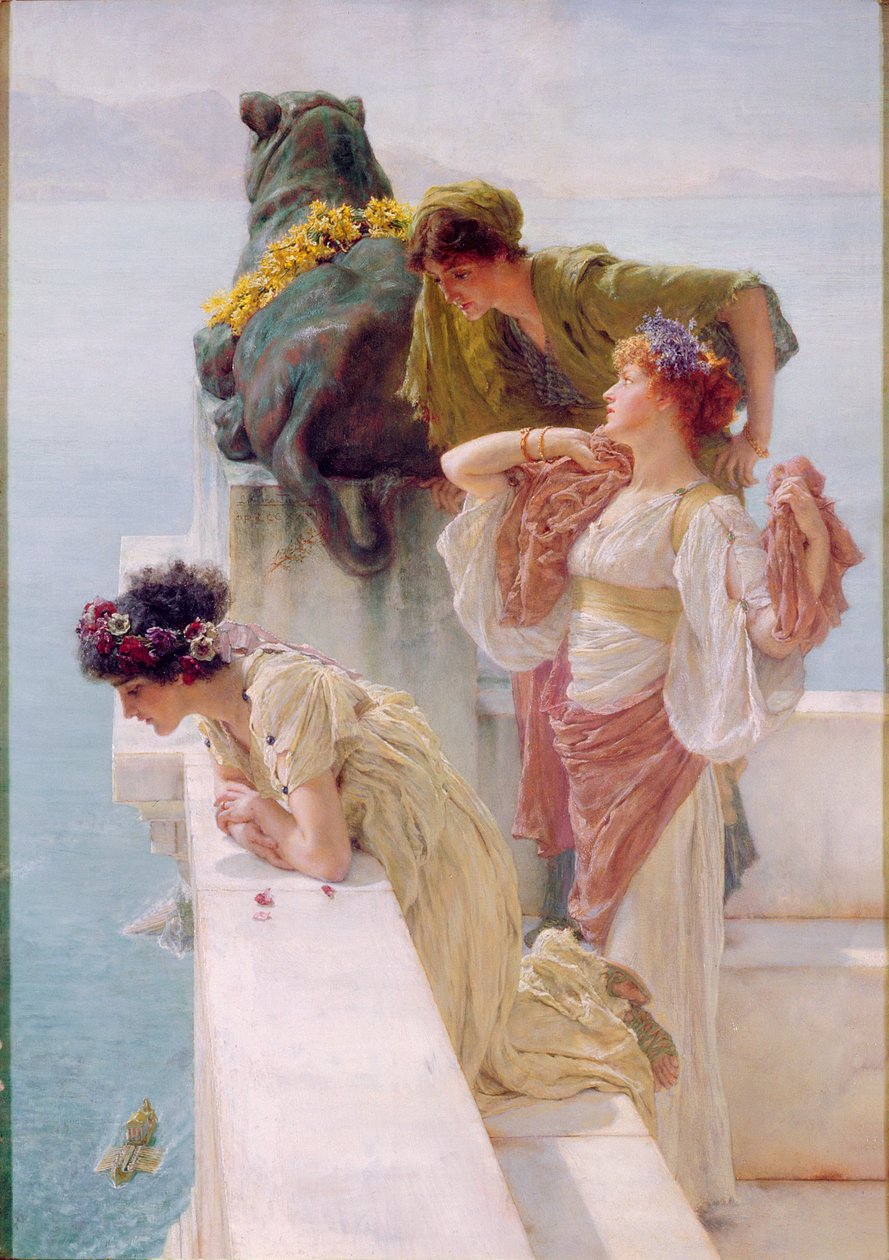 A Coign of Vantage, 1895 af Lawrence Alma Tadema