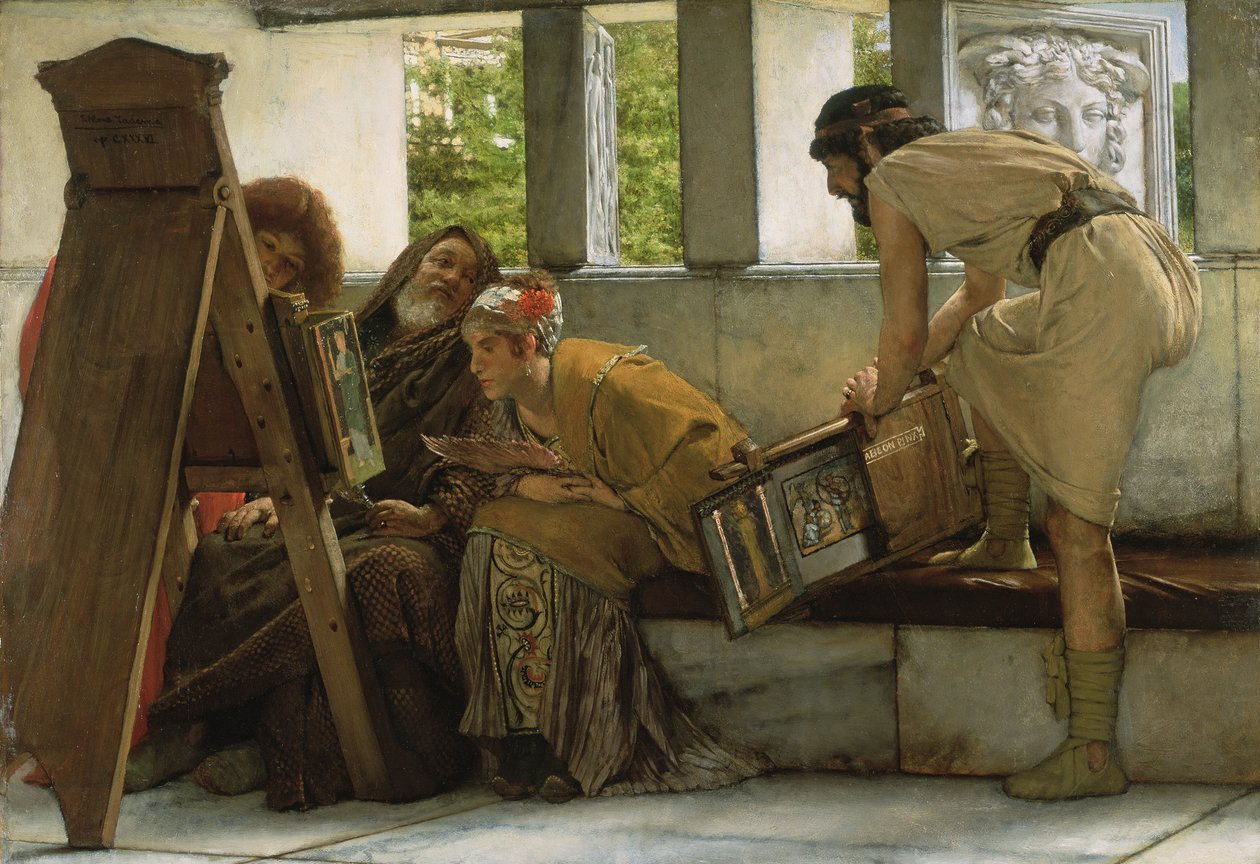Et romersk studie af Lawrence Alma Tadema