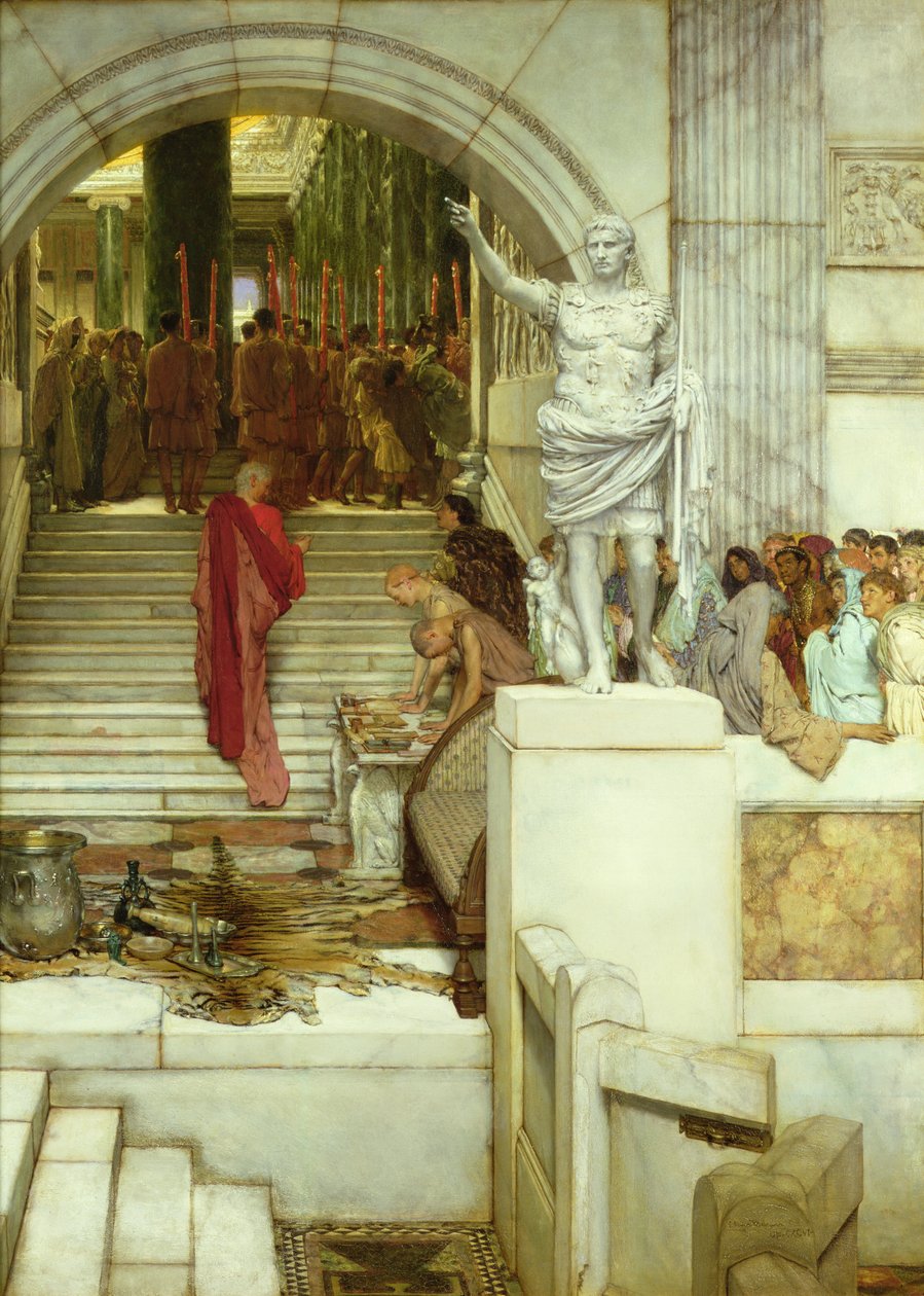 Efter publikum, 1879 af Lawrence Alma Tadema