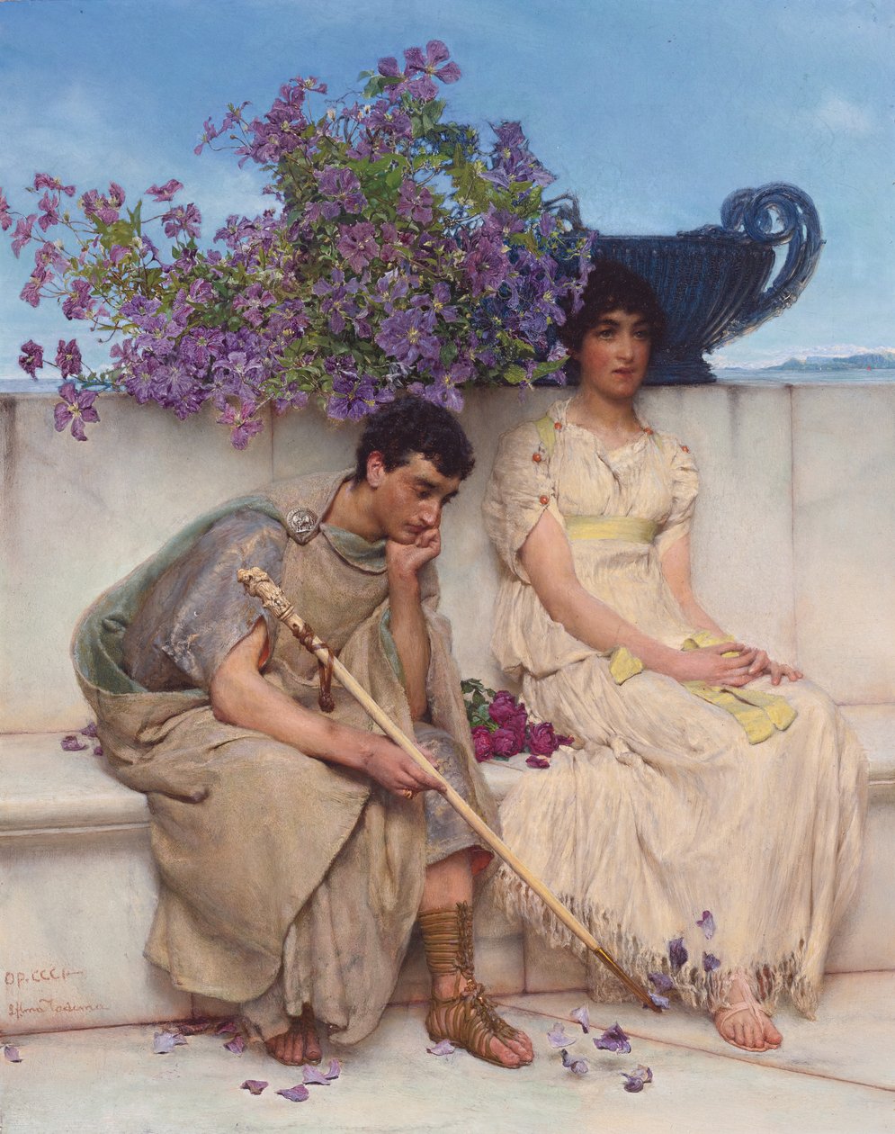 En veltalende stilhed af Lawrence Alma Tadema