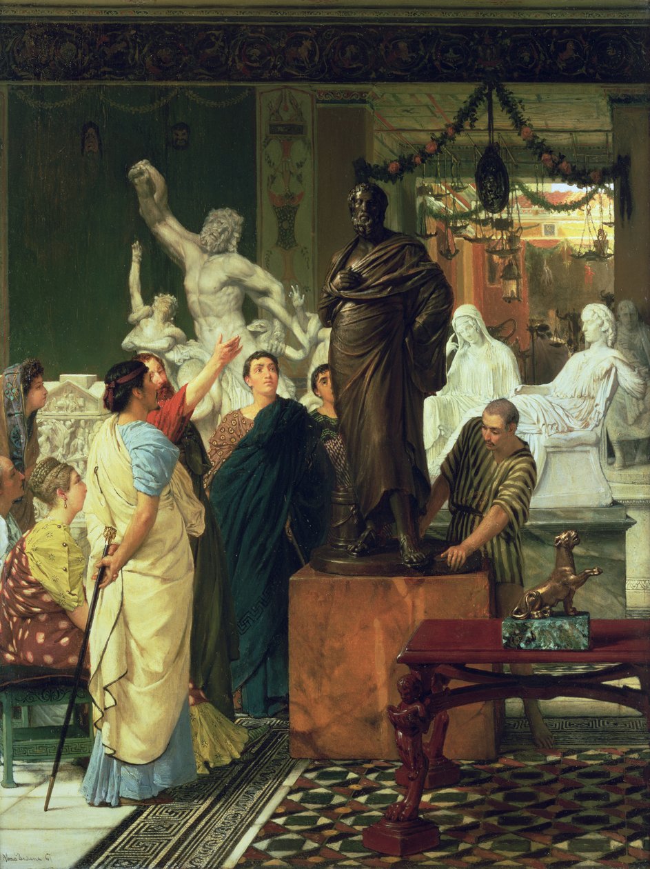 Forhandler af statuer af Lawrence Alma Tadema