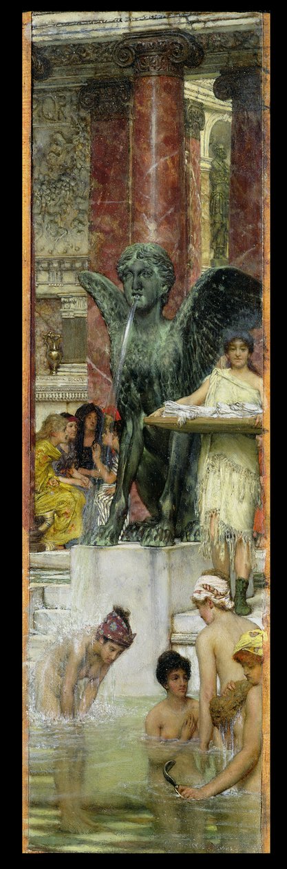 I de romerske bade, eller romerske kvinder i badet, 1876 af Lawrence Alma Tadema