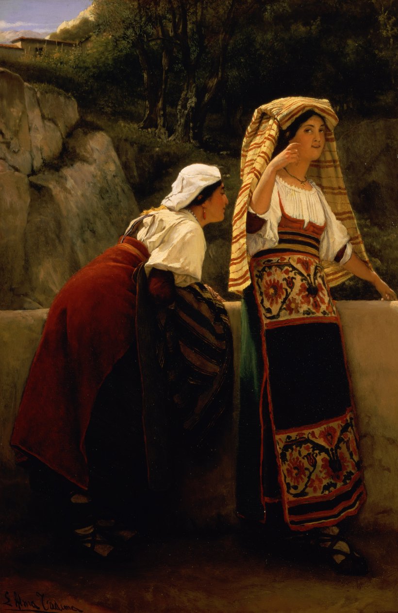 Italienske kvinder fra Abruzzo af Lawrence Alma Tadema
