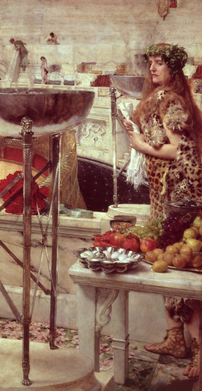 Forberedelser i Colosseum, 1912 af Lawrence Alma Tadema