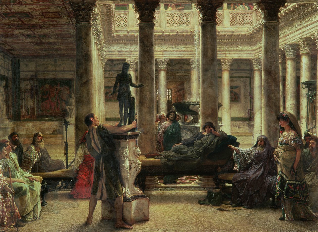 Romansk kunstelsker, 1870 af Lawrence Alma Tadema