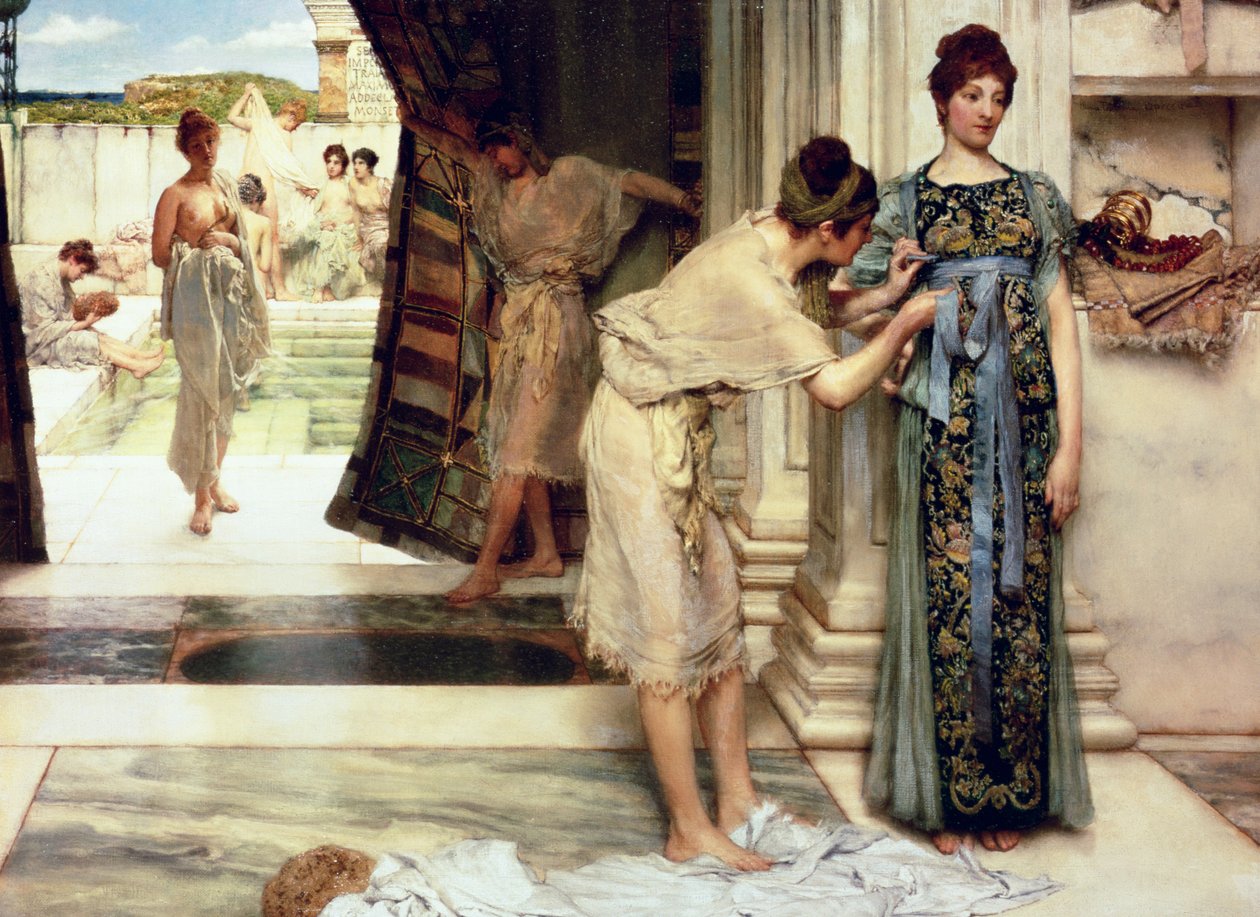 Frigidarium, 1890 af Lawrence Alma Tadema