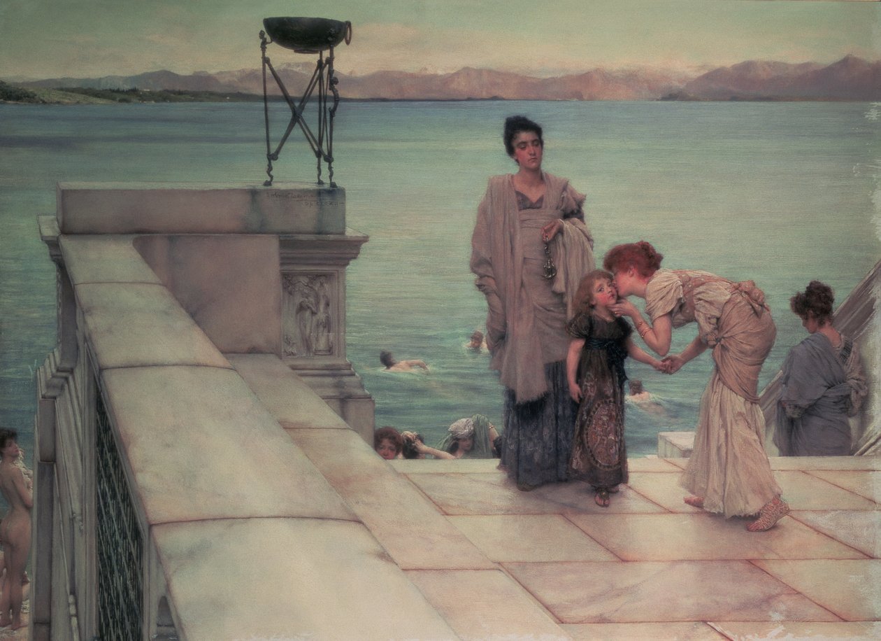 Kysset, 1891 af Lawrence Alma Tadema
